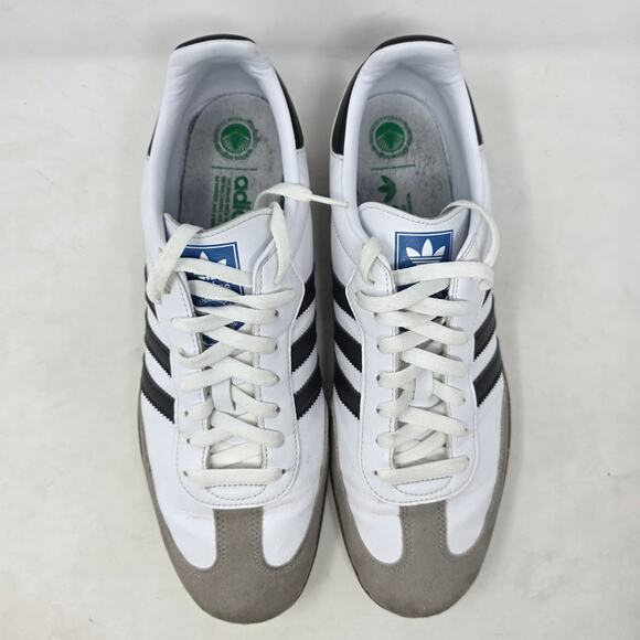 Adidas Samba OG White/Black Grey Suede Gum Mens US 13 - Picture 4 of 8